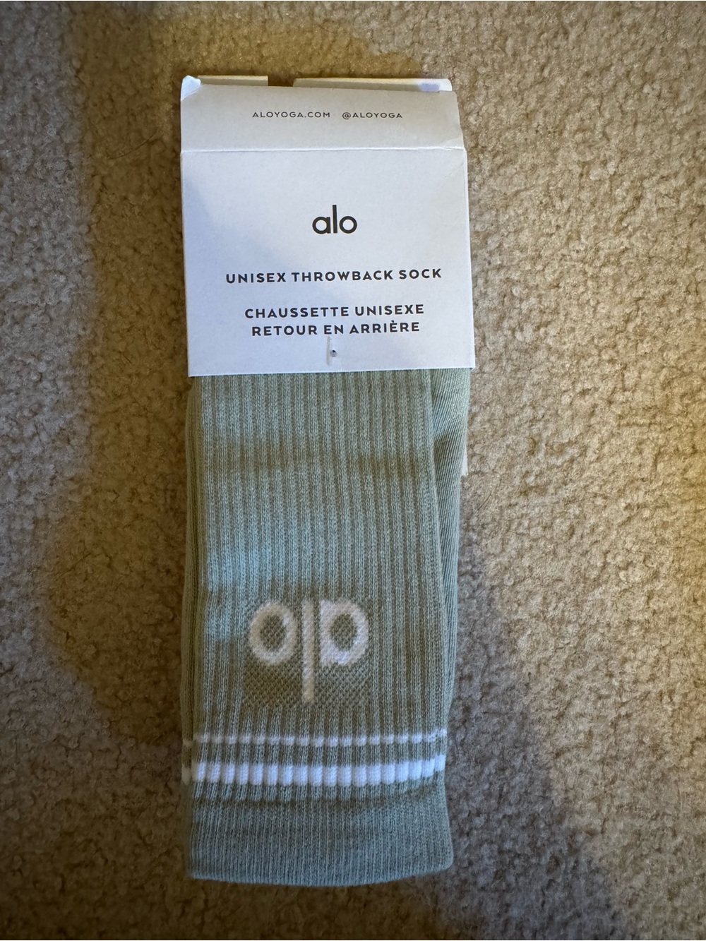 Alo Yoga Unisex Throwback Sock